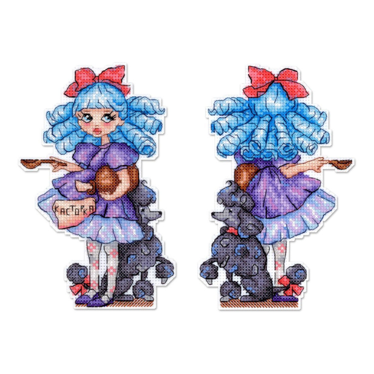 Cross stitch kit "Malvina" 16x10 cm SR-1187