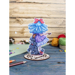 Cross stitch kit "Malvina" 16x10 cm SR-1187