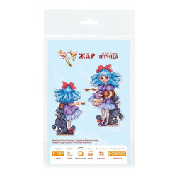 Cross stitch kit "Malvina" 16x10 cm SR-1187