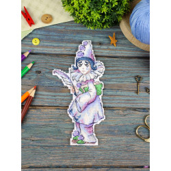Cross stitch kit "Pierrot" 17x8 cm SR-1188