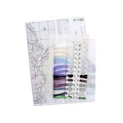 Cross stitch kit "Pierrot" 17x8 cm SR-1188