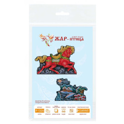 Cross stitch kit "Winter glow" 11x16 cm SR-1326