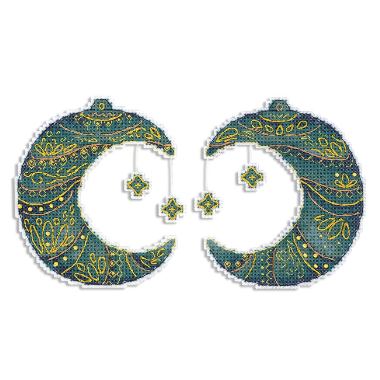 Cross stitch kit "Fairytale Moon" 10x9 cm SR-970