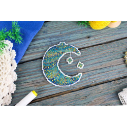 Cross stitch kit "Fairytale Moon" 10x9 cm SR-970
