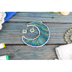 Cross stitch kit "Fairytale Moon" 10x9 cm SR-970