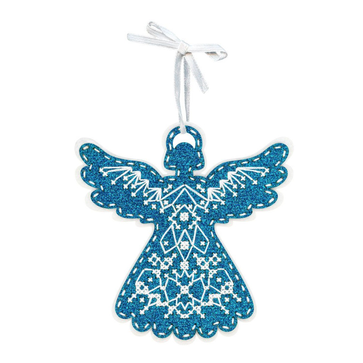 Kreuzstich-Set "Gewichtloser Engel" 11x11 cm ST-1000