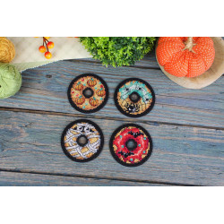 Kreuzstichset "Halloween Donuts. Pins. Magnets" 6x6 cm ST-1075
