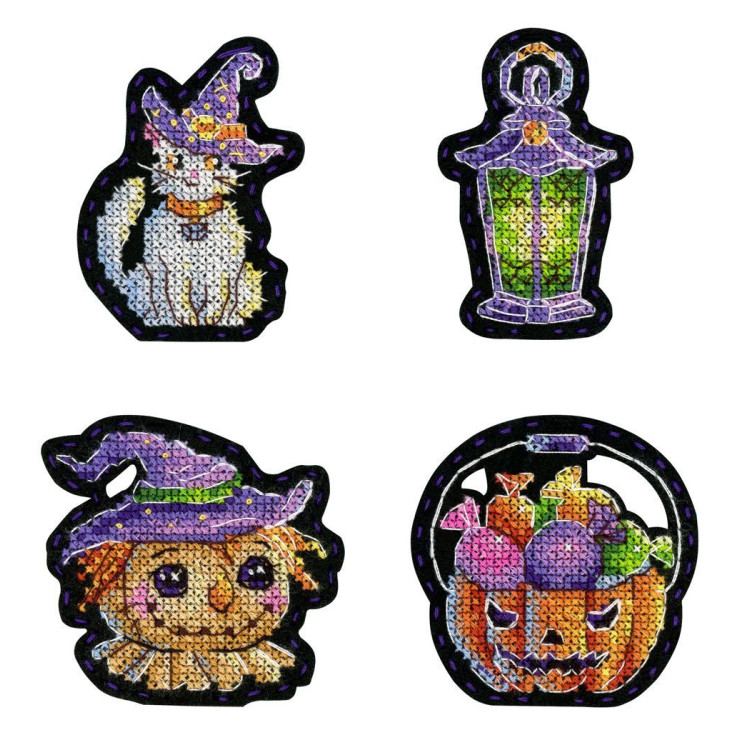 Cross stitch kit "Halloween toppers" ST-1082