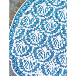 Kreuzstich-Set "Neujahrsspielzeug: Winterzapfen" 14x10 cm ST-1086