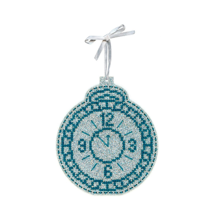 Cross stitch kit "New Year’s Toy: Almost Midnight" 13x11 cm ST-1088