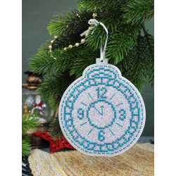 Cross stitch kit "New Year’s Toy: Almost Midnight" 13x11 cm ST-1088