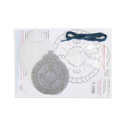 Cross stitch kit "New Year’s Toy: Almost Midnight" 13x11 cm ST-1088