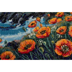 Kryželiu siuvinėjimo rinkinys „Tyloje slypi spalva“ 23x26 cm AAH-295