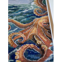 Kryželiu siuvinėjimo rinkinys "Bedugnė" 18x27 cm AAH-292