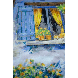 Kryželiu siuvinėjimo rinkinys "Viduržemio jūros svaja" 18x34 cm AAH-291