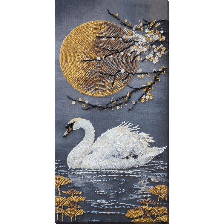 Pagrindinis karoliukų siuvinėjimo rinkinys „Kai žydi siela“ 20x40 cm AAB-957