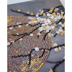 Pagrindinis karoliukų siuvinėjimo rinkinys „Kai žydi siela“ 20x40 cm AAB-957