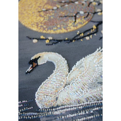 Pagrindinis karoliukų siuvinėjimo rinkinys „Kai žydi siela“ 20x40 cm AAB-957