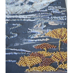 Pagrindinis karoliukų siuvinėjimo rinkinys „Kai žydi siela“ 20x40 cm AAB-957