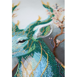 Pagrindinis karoliukų siuvinėjimo rinkinys "Miško dvasia" 24x36 cm AAB-956