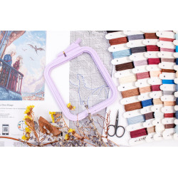 Kreuzstich-Set "Hearts Over Kings" 29 x 43 cm SLETIL9961