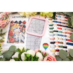 Kreuzstich-Set "Ein Hauch von Wunderland" 23 x 34 cm SLETIL9960