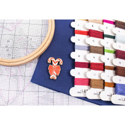 Kreuzstichset „Heiligabendflug“ 51 x 35 cm SLETIL9959