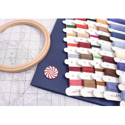 Kreuzstichset „Heiligabendflug“ 51 x 35 cm SLETIL9959