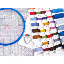 Kreuzstich-Set "Silent Night Gift" 43 x 29 cm SLETIL9958