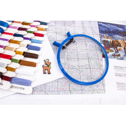 Kreuzstich-Set "Silent Night Gift" 43 x 29 cm SLETIL9958