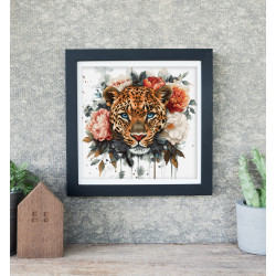 Kreuzstich-Set "Wilde Schönheit" 36x35cm SLETIL9954