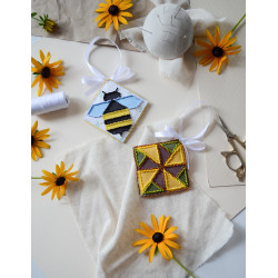 Dekoration "Süßer Honig" 13,2x6,6 cm AABT-048