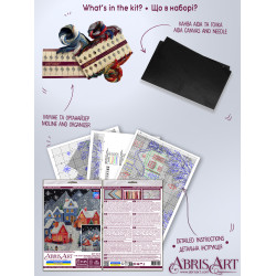 Kreuzstichset "Die Nacht vor Weihnachten" 19x26 cm AAH-302