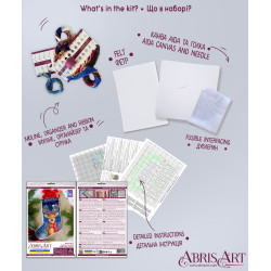 Pasidaryk pats kryželiu siuvinėjimo batų rinkinys "Kalėdų Senelio" padėjėjas 18x27 cm AAHH-002