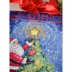 DIY Kreuzstich-Stiefel-Set „Entfache die Feier“ 18x27 cm AAHH-001