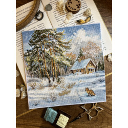 Набор для вышивания крестом "Мороз и солнце" 19 х 19 cm SANM-42