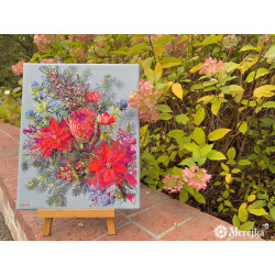 Kryželių siuvinėjimo rinkinys "Kalėdinis susitarimas" 30х42 cm SK272