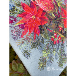 Kryželių siuvinėjimo rinkinys "Kalėdinis susitarimas" 30х42 cm SK272