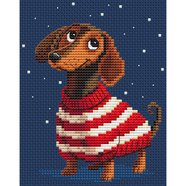 Zählkreuzstich-Set "Abenteurer in Streifen" CDABC8125