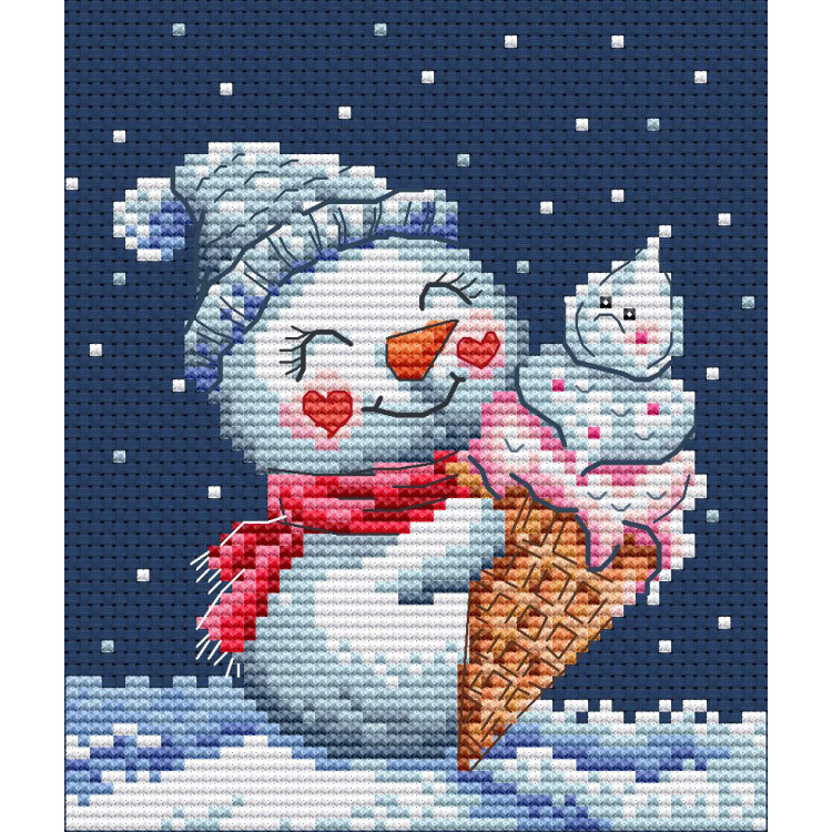 Zählkreuzstich-Set "Snowy Treat" CDABC8131