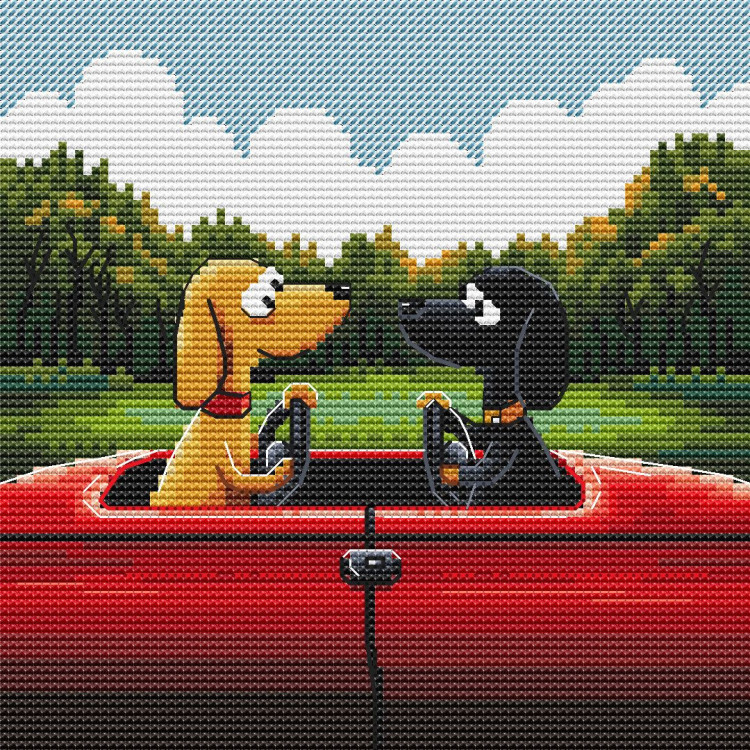 Zählkreuzstich-Set "Unbreakable Bond" CDABC8135