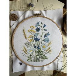 Набор для вышивания крестом "Колокольчики" 17 х 21,5 cm SANK-72