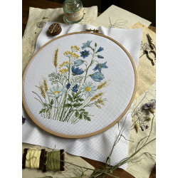 Набор для вышивания крестом "Колокольчики" 17 х 21,5 cm SANK-72