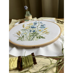 Набор для вышивания крестом "Колокольчики" 17 х 21,5 cm SANK-72