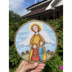 Набор для вышивания крестом "Детский амулет" 19 х 19 см SANA-10