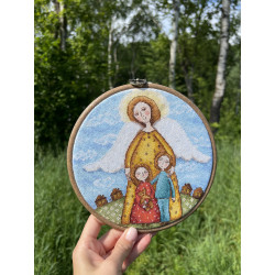 Набор для вышивания крестом "Детский амулет" 19 х 19 см SANA-10