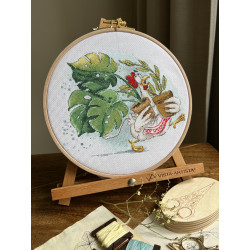 Набор для вышивания крестом "Flower Bustle" 19 х 15,5 cm SANTS-12