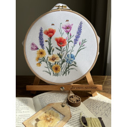 Набор для вышивания крестом "Краски лета" 17 х 17 см SANK-70