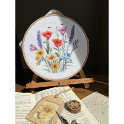 Набор для вышивания крестом "Краски лета" 17 х 17 см SANK-70