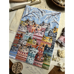 Набор для вышивания крестиком "Голоса весны" 15 х 21 см SANG-11